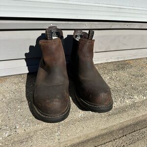 Ariat Woman’s Brown Leather Steel Toe Boots